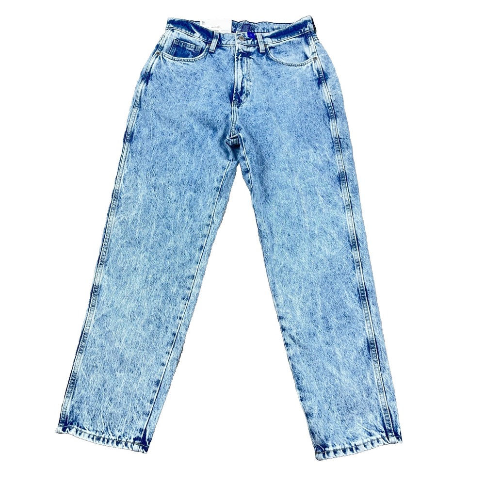 Arizona Mom Jeans Women Size 11 High Rise Relaxed Fit Acid Wash Retro 30x28  NEW